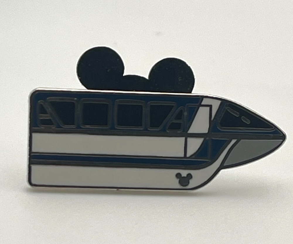 Hidden Mickey Series Monorail Collection - Mark V Blue Disney Pin